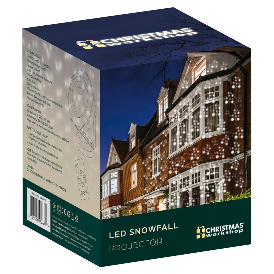 image 1 of Christmas Workshop LED Snowfall Projector