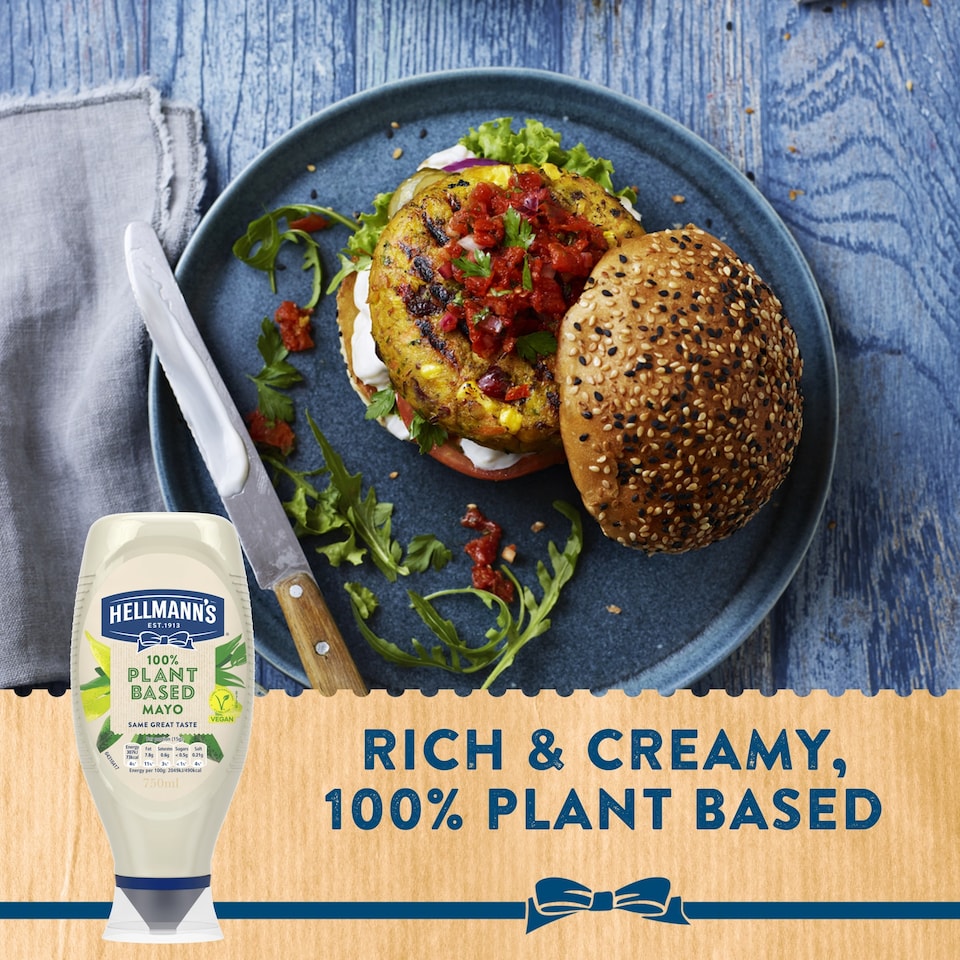 image 1 of Hellmann's Plant Based Mayo 750ml Squeezy