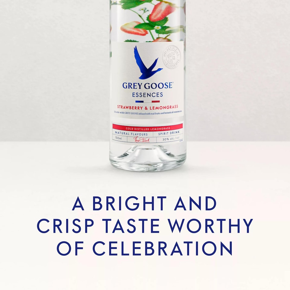image 1 of Grey Goose Essences Strawberry Lemongrass Vodka Drink 700Ml