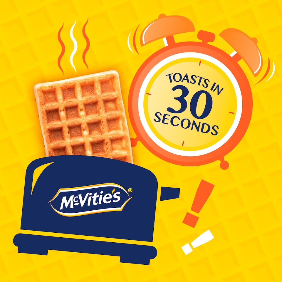 image 1 of McVitie's Toasting Waffles 8 Pack