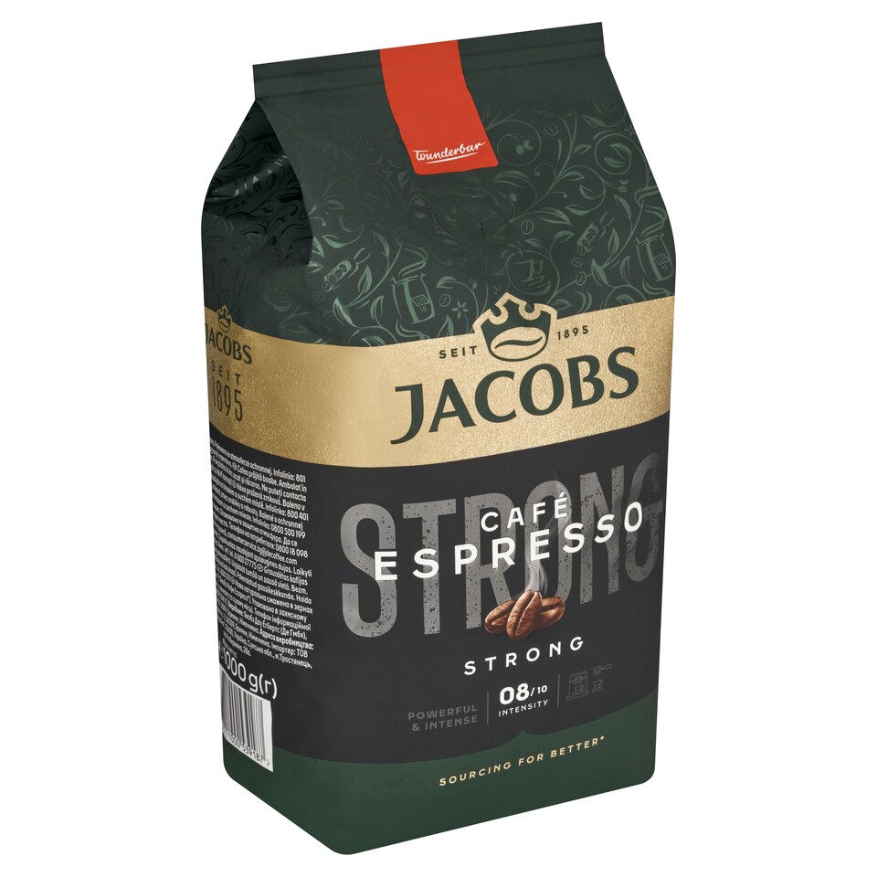 obrázok 1 z Jacobs Café Espresso Strong káva pražená zrnková 1000 g