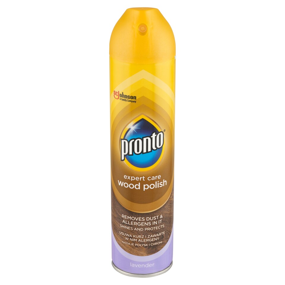 Pronto Expert Care Wood Polish Aerosol Lavender 250 ml