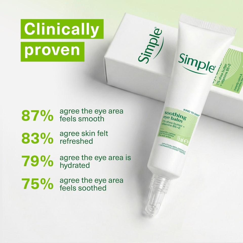 image 1 of Simple Kind To Skin Soothing Eye Balm 15Ml