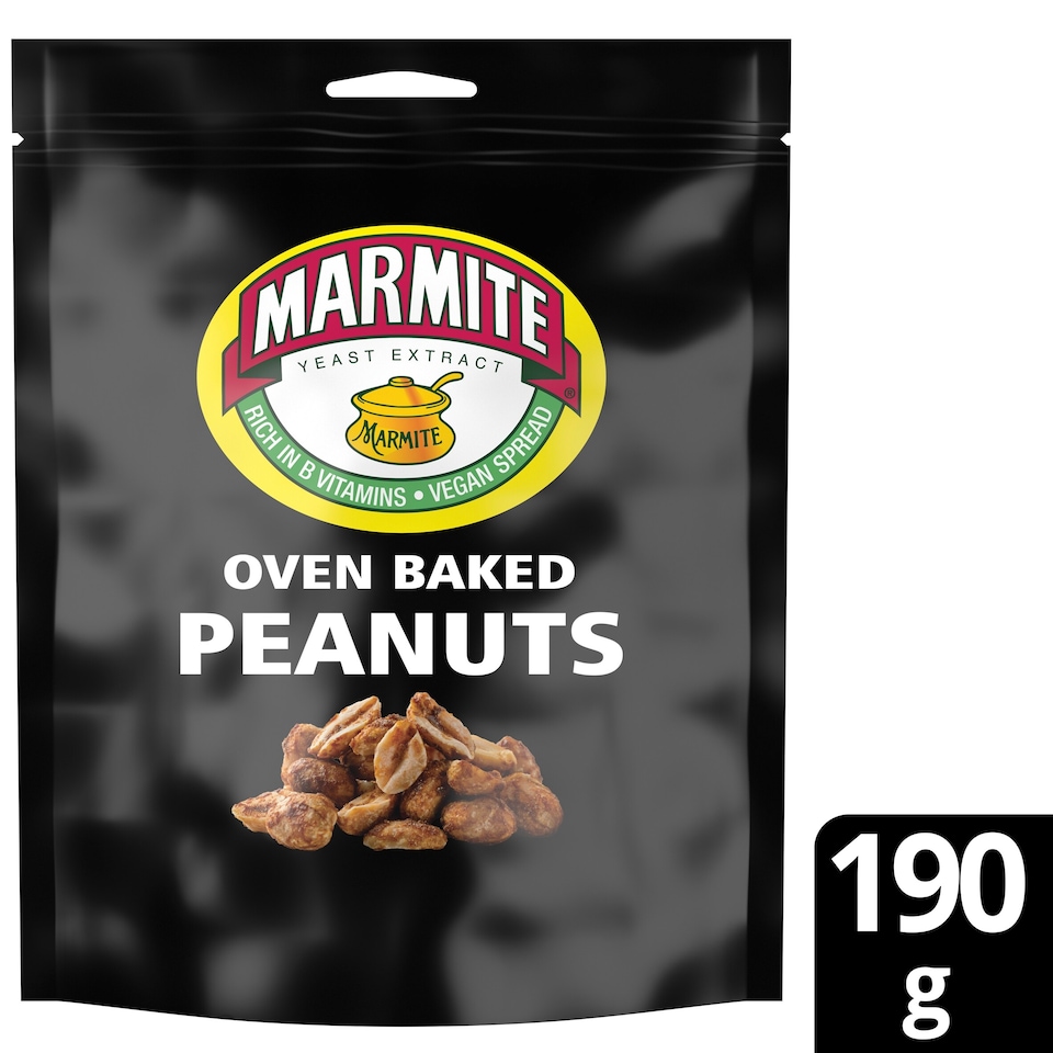 image 1 of Marmite Oven Baked Peanuts 190g