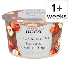 Tesco Finest Roasted Hazelnut Yogurt 150G