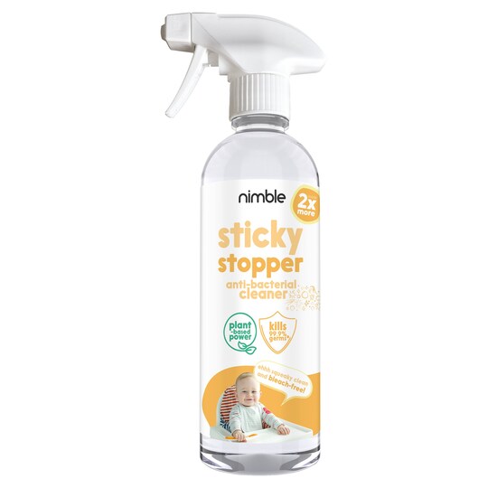 Nimble Sticky Stopper Antibacterial Cleaner 500Ml Tesco Groceries