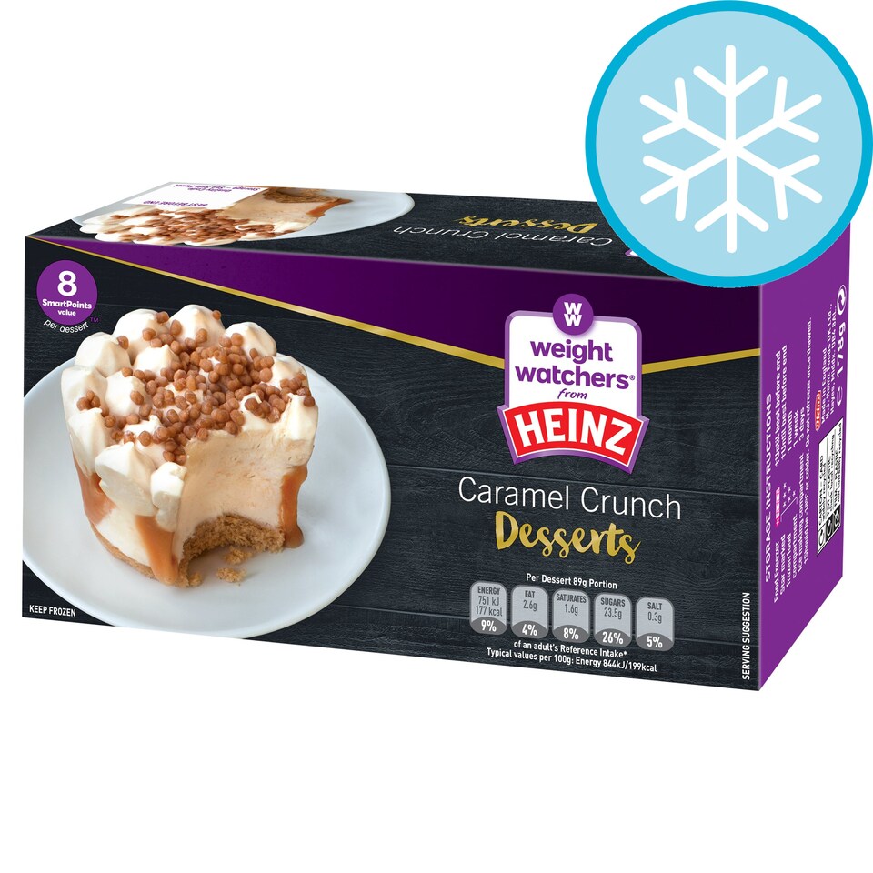 Weight Watchers 2 Caramel Crunch Desserts 178G