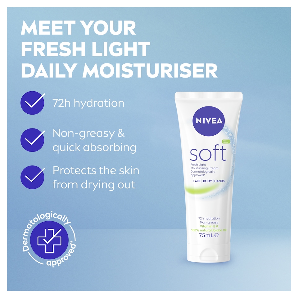 image 1 of NIVEA Soft Moisturiser 75ml