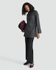 image 2 of F&F Ribbed High Neck Long Sleeved Tunic in Grey