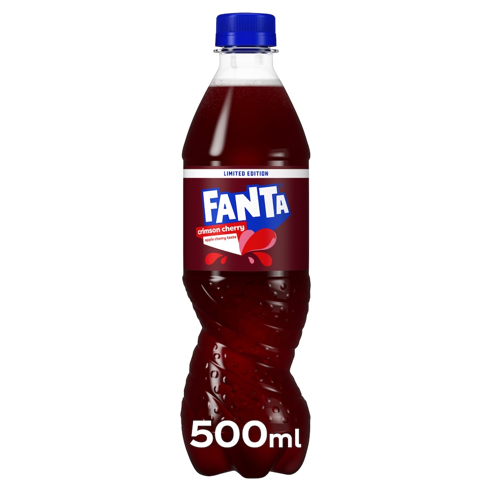 Fanta Crimson Cherry Apple Cherry Taste Soft Drink 500ml