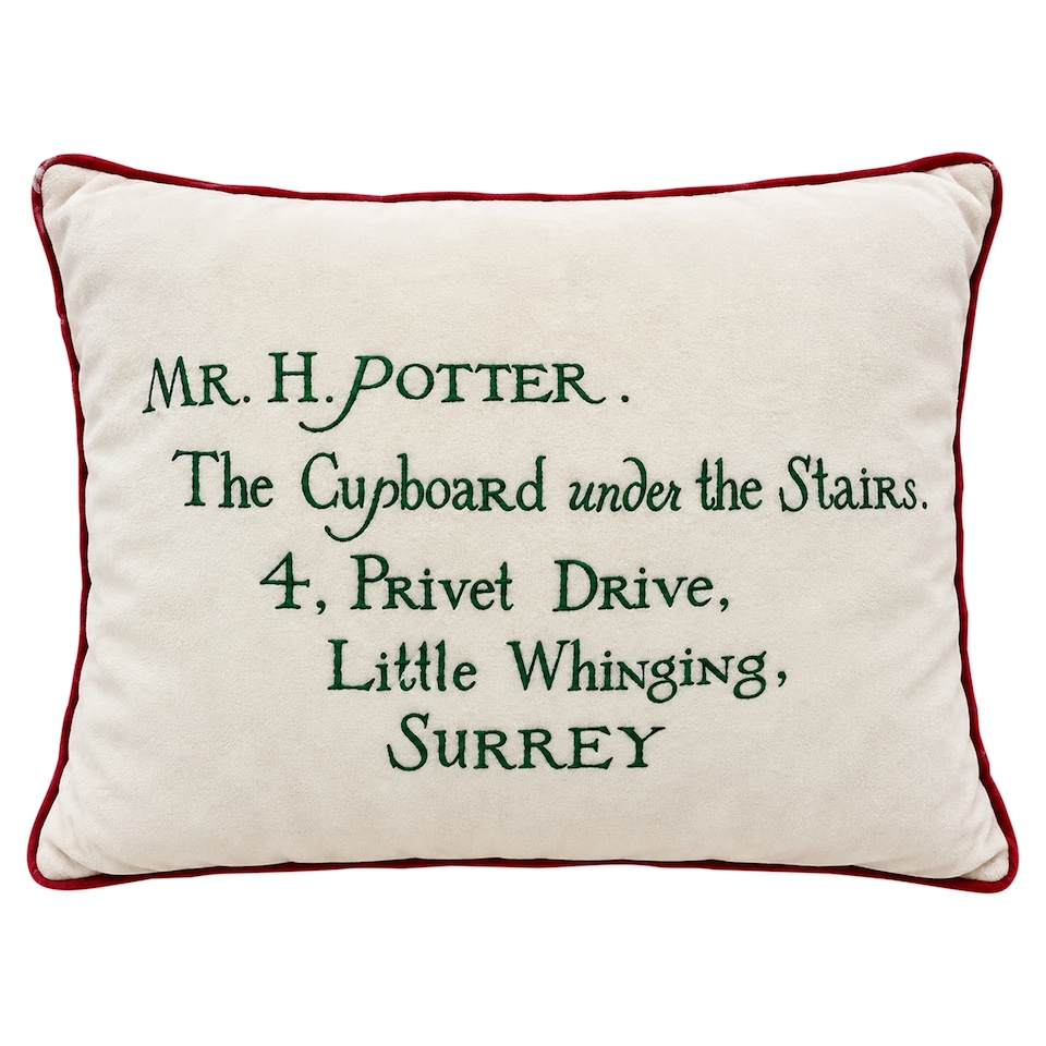 image 1 of Harry Potter Letter Shaped Cushion 40 x 30 cm