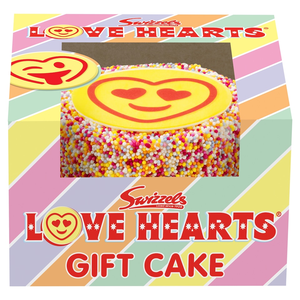 SWIZZELS Love Hearts Gift cake