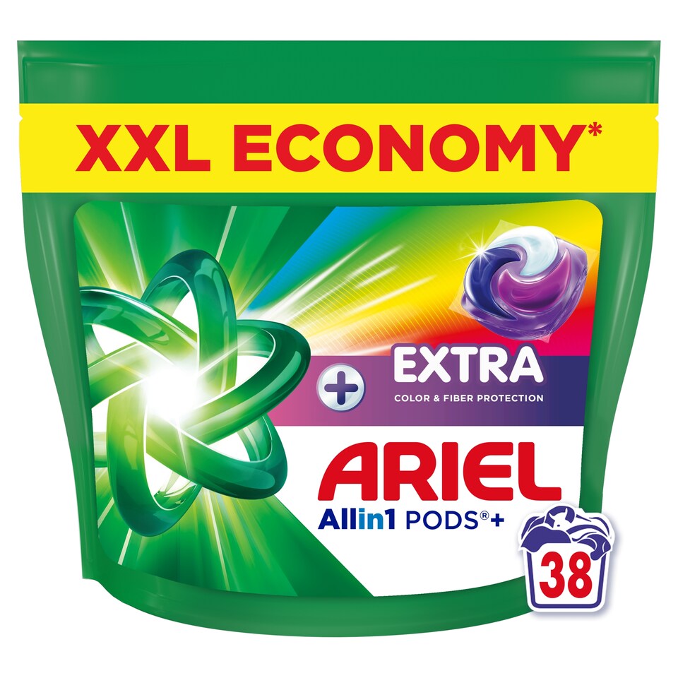 Obrázek 1 pro produkt Ariel Allin1 PODS +, Kapsle Na Praní S Tekutým Prostředkem, 38 Praní