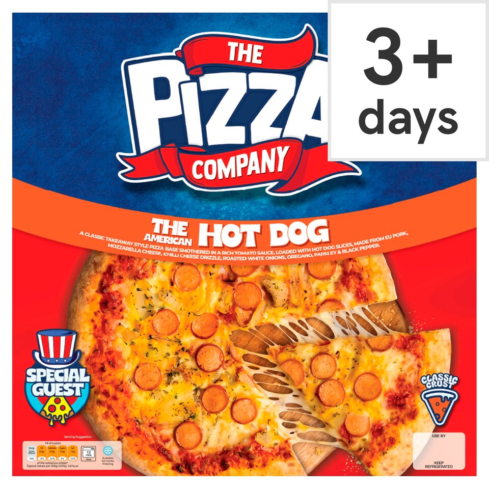 The Pizza Company American Hot Dog Pizza 500g
