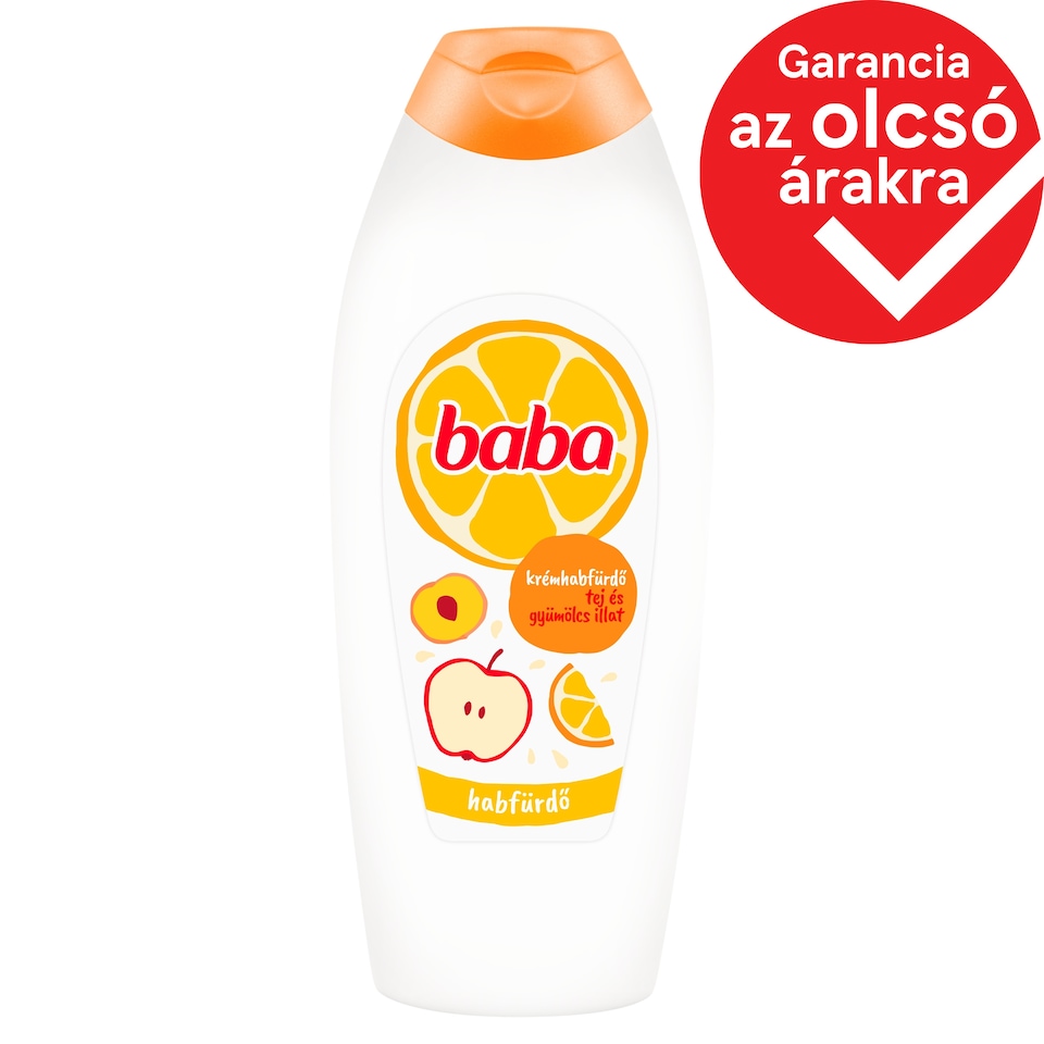 Baba Cream Bubble Bath with Milk and Fruit Scent 750 ml