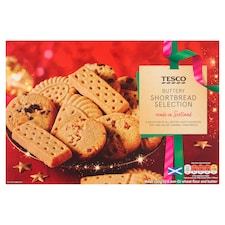Tesco Buttery Shortbread Selection 500G