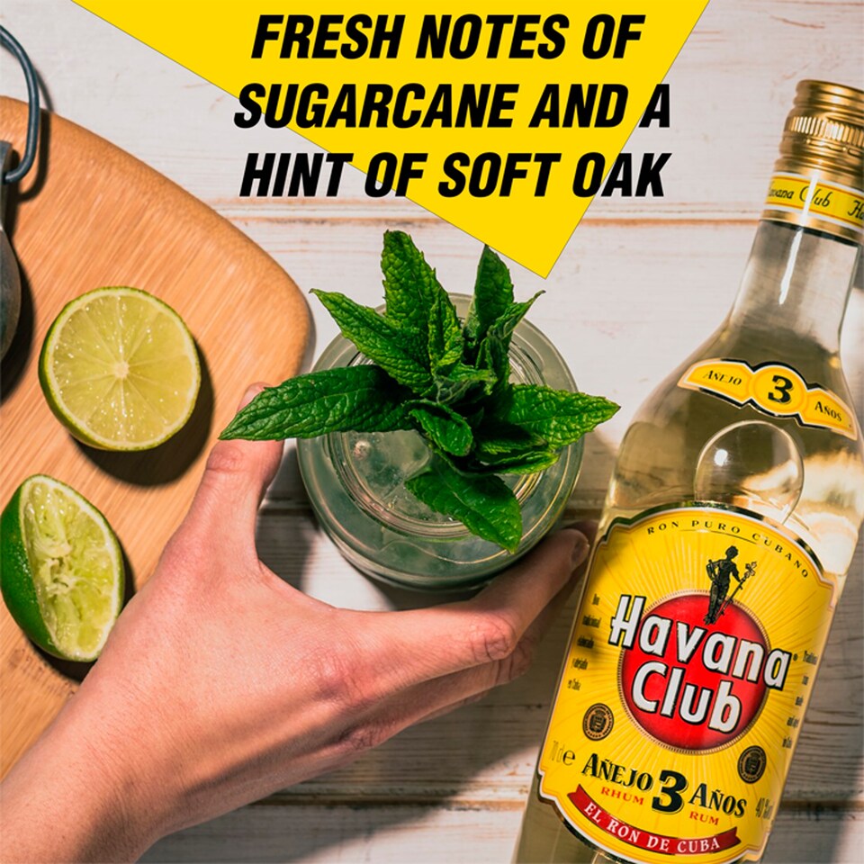 image 1 of Havana Club 3 Year Old White Rum 70Cl