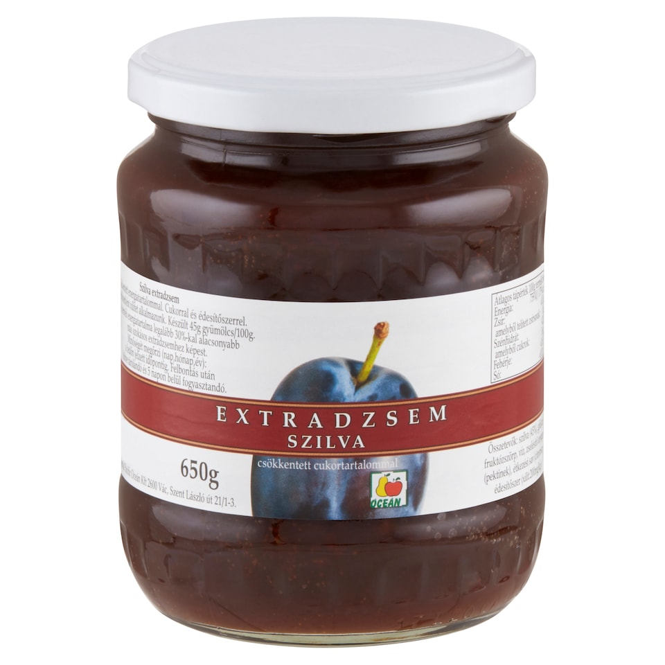 image 1 of Óceán Plum Extra Jam with Reduced Sugar 650 g