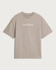 image 4 of F&F Boys Pure Cotton Printed Oversized Fit T-Shirt in Tan