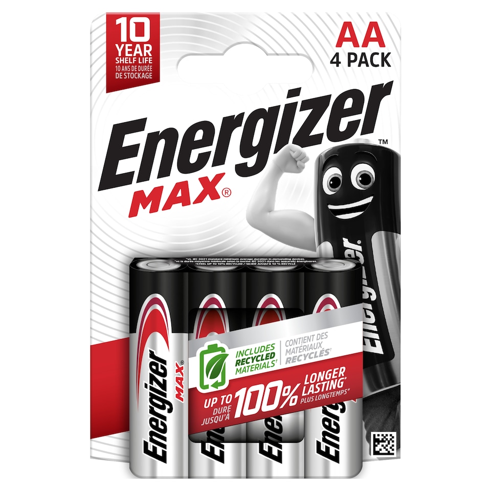 image 1 of Energizer Max AA 4 Pack