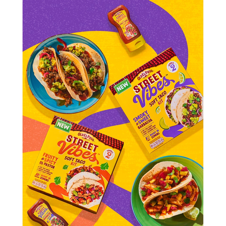 image 1 of Old El Paso Soft Taco Street Vibes Barbacoa Meal Kit 255G
