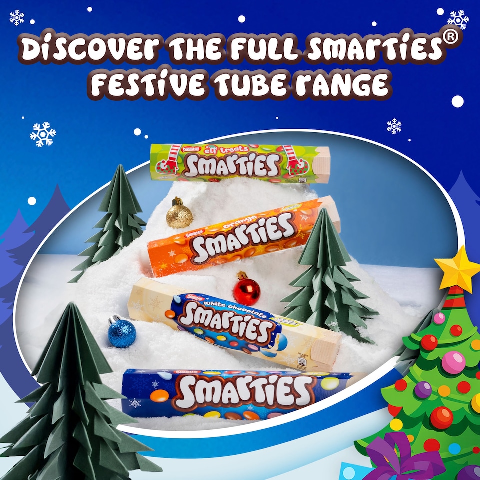 image 1 of Smarties Milk Chocolate Giant Tube 120G
