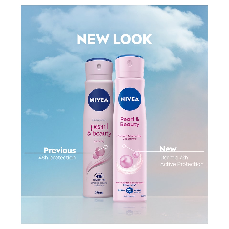 image 1 of NIVEA Antiperspirant Deodorant Spray - Pearl & Beauty 250ml