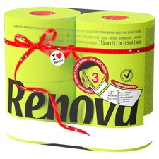 Renova Toilet Tissue 4 Rolls Various Colours