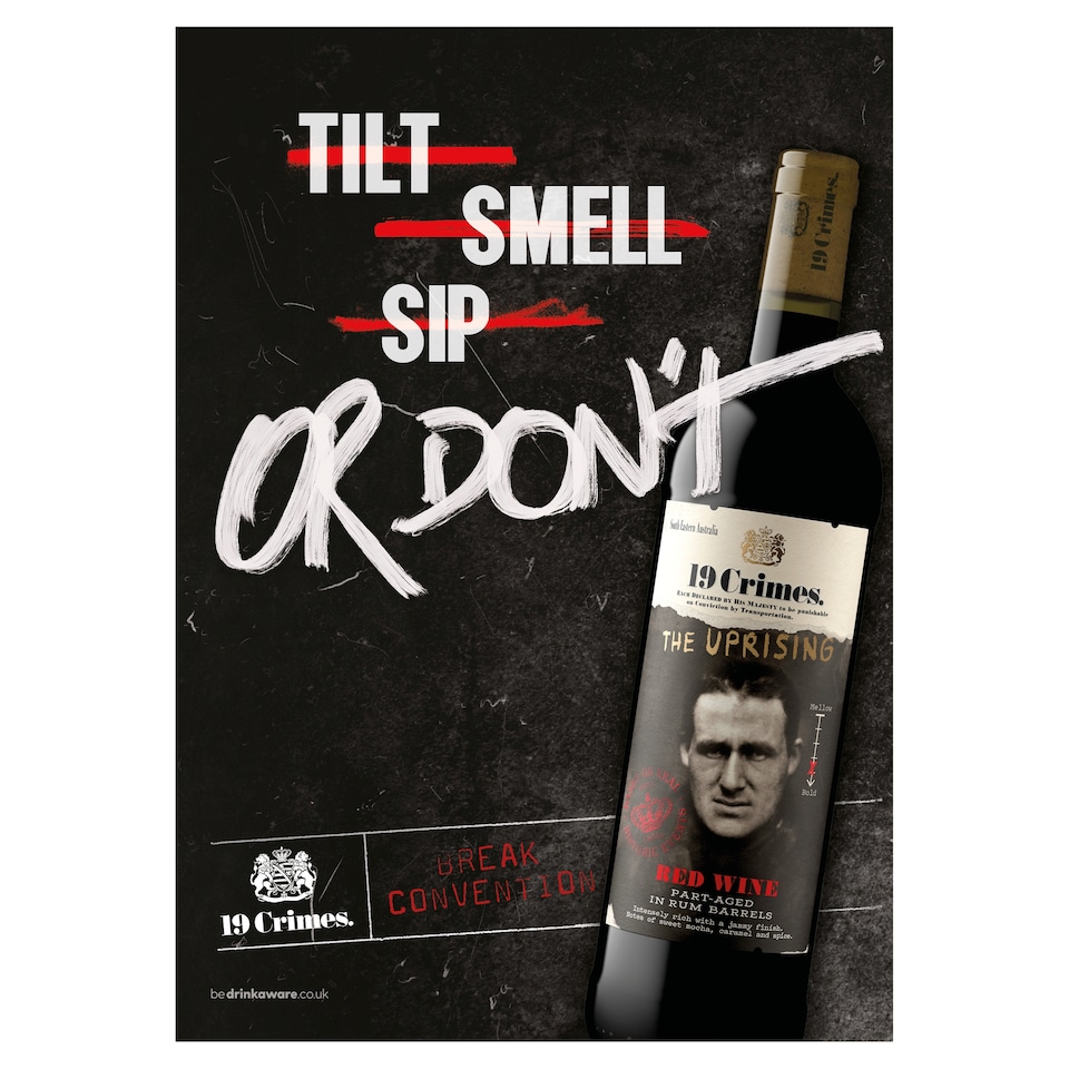 image 1 of 19 Crimes The Uprising Red Wine 750Ml