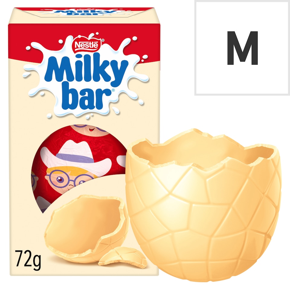 image 1 of Milkybar White Chocolate Egg 72g