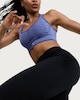 image 1 of F&F Active Seamless Reversible Racerback Medium Support Sports Bra in Multi