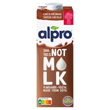 Alpro UHT Chocolate Flavoured Soy Drink with Added Calcium and Vitamins ...