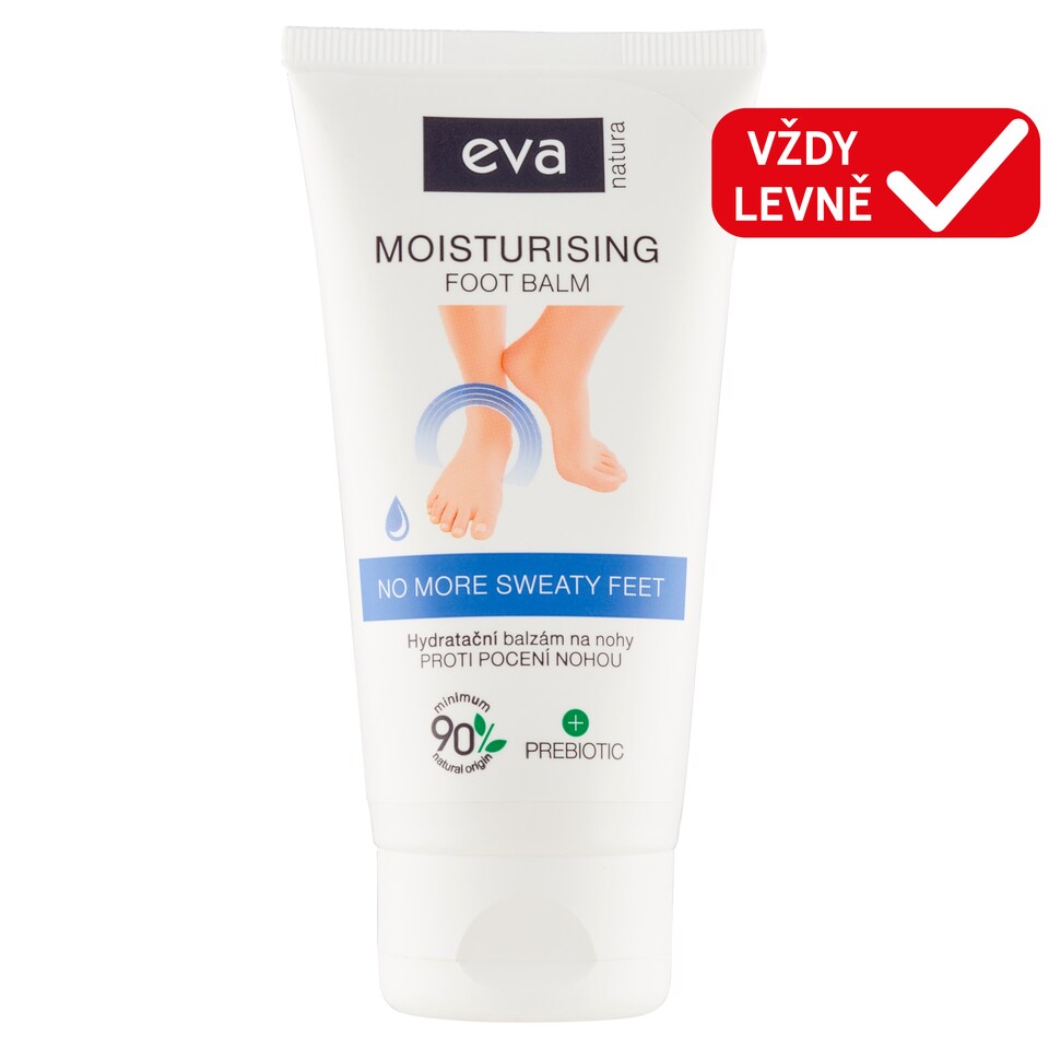 Eva Natura Moisturising Foot Balm No More Sweaty Feet 75ml