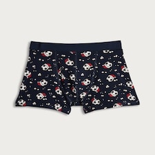 F&F Cotton Rich Football Santa Print Trunks in Multi
