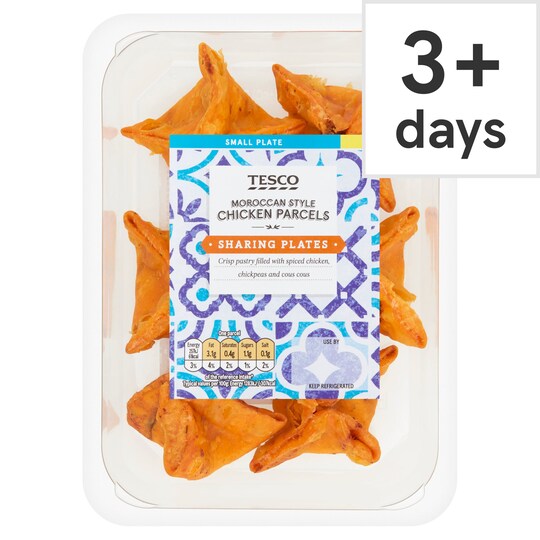 Tesco Moroccan Style Chicken Parcels 132G