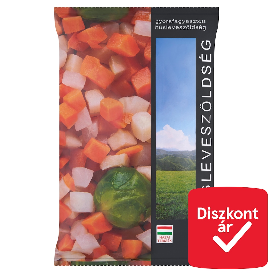 Gyorsfagyasztott húsleveszöldség 1000 g