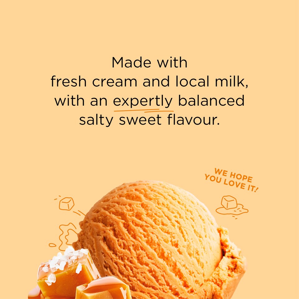 image 1 of Judes Salted Caramel Ice Cream 460Ml