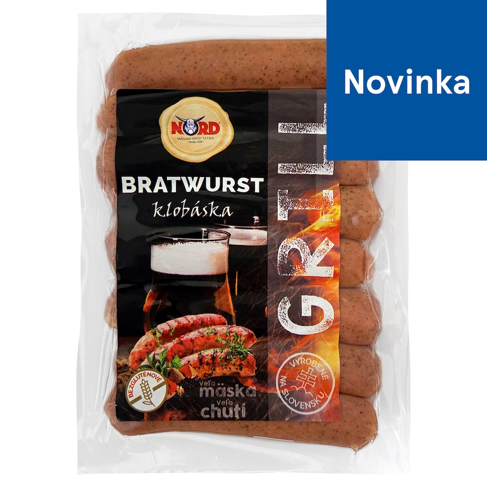 Nord Gril klobáska bratwurst 250 g