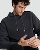 image 1 of F&F Quilted Textured Hoodie in Grey