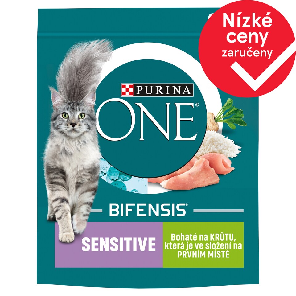 PURINA ONE Sensitive bohaté na krůtu 800g