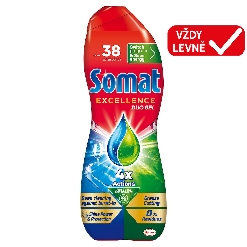 Somat Excellence Duo Gel for Dishwasher 684ml