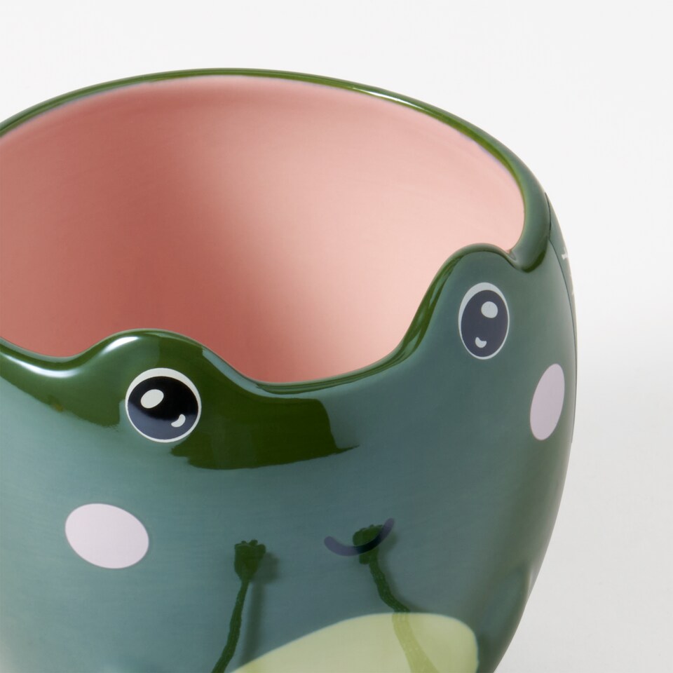 image 1 of Paperchase Magic Forest Frog Plant Pot