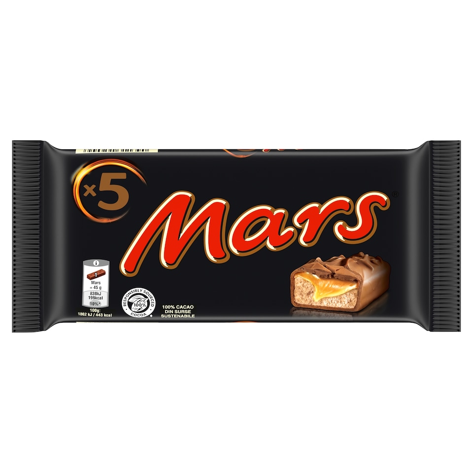Mars Milk Chocolate Filled with Nougat and Caramel 5 x 45g (225g)