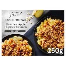 Tesco Finest Bramley Apple Flapjack Crumble 250g