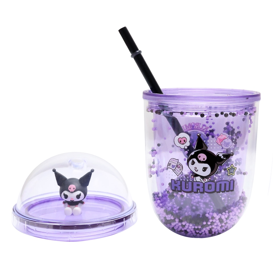 image 1 of Hello Kitty & Kuromi Mini Boba Straw Cup Assortment
