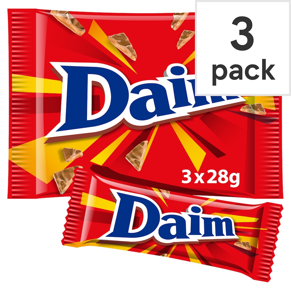 Daim Milk Chocolate Bar 3 Pack Multipack