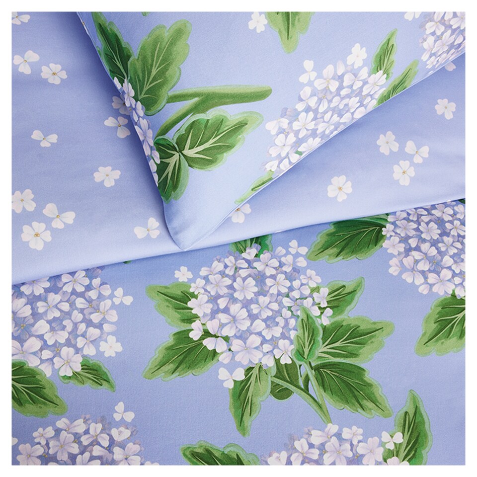 image 1 of F&I Marrakech Hydrangea Double Duvet Set