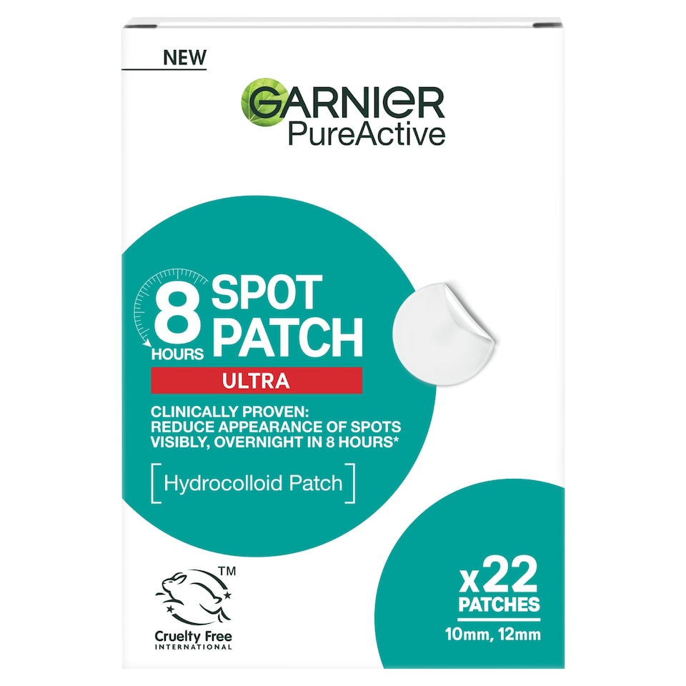 image 1 of Garnier Pure Active Spot Hydrocolloid Ultra Invisible 22 Patch