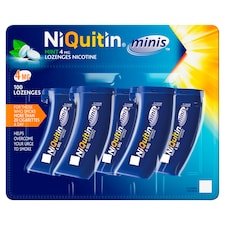 NiQuitin Minis 4mg Nicotine Lozenges - Mint 100s