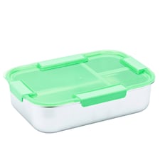 Smash Neon Green 3 Compartment Bento Box 1.2L